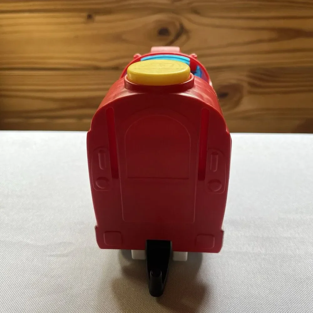 Fisher Price Little People Red Friendly Passenger Train Engine Only Talking